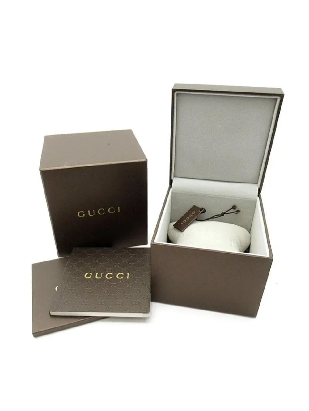 Gucci Class Watch Box SS Black Polished